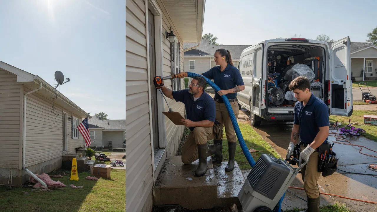 Ceiling Water Damage Restoration in Jerusalem, AR near me